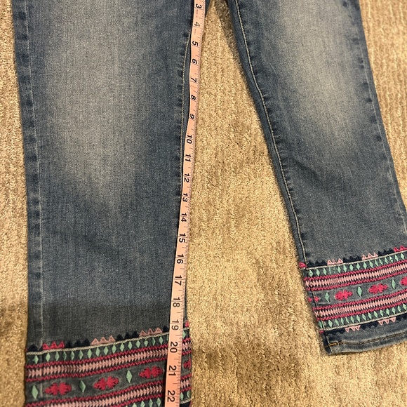 Jag Embroidered Denim Sz 10 - Picture 5 of 11